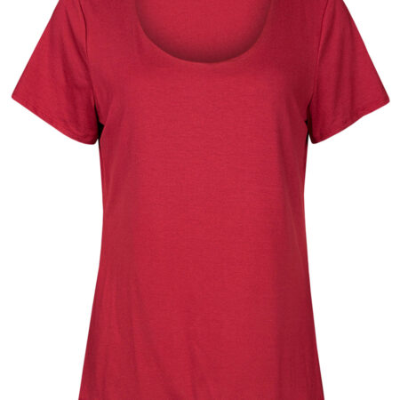 T-Shirt Viscose Bordeaux | Fashionize