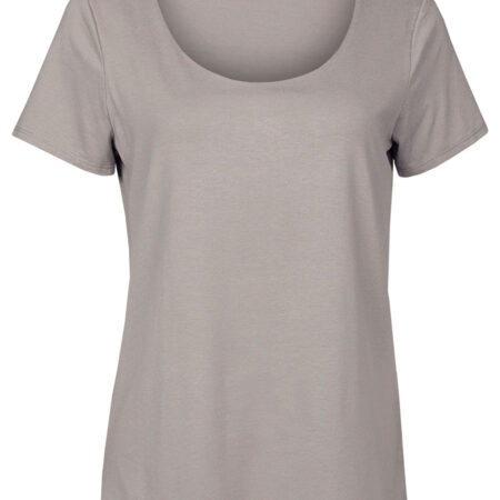 T-Shirt Viscose Taupe | Fashionize