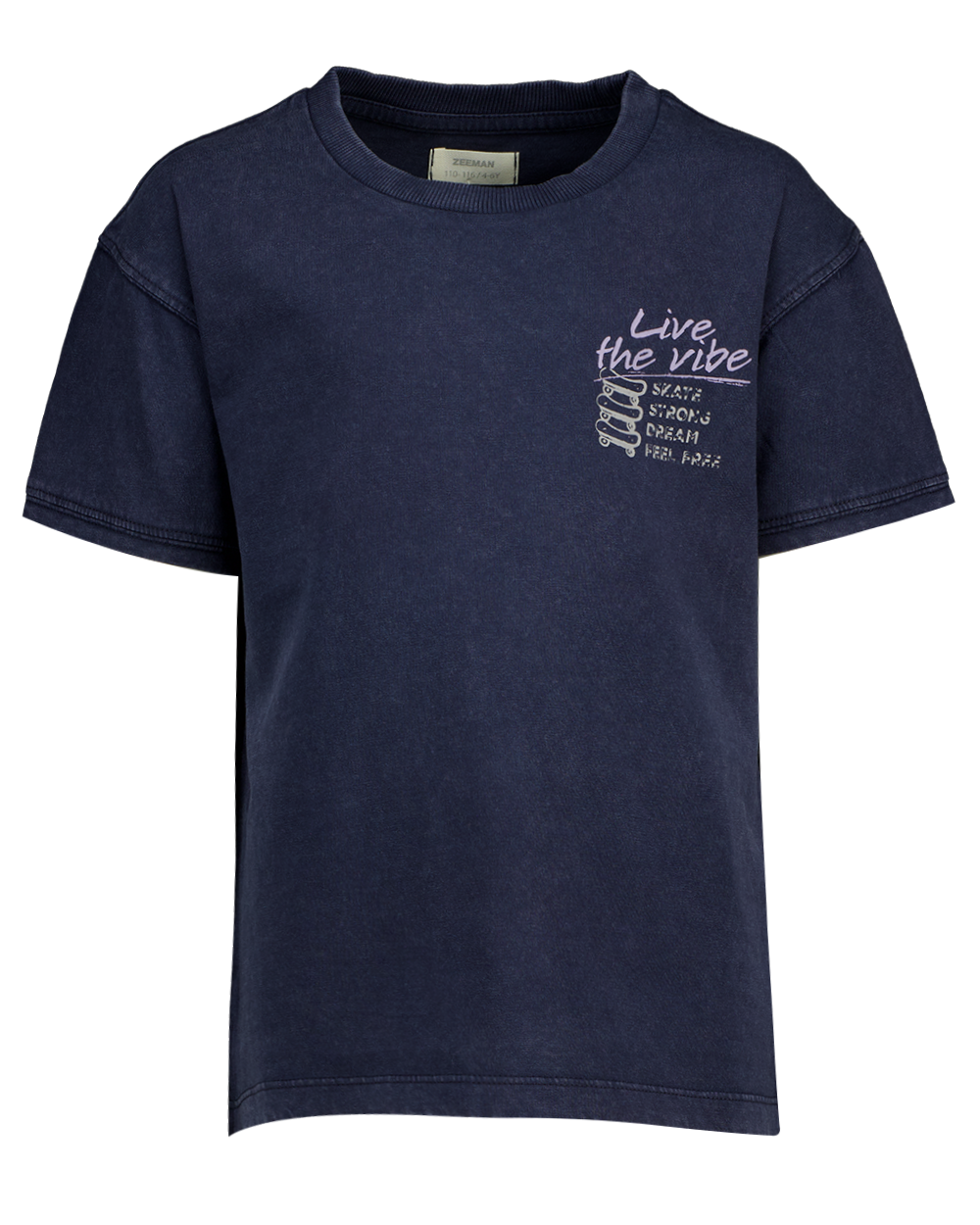 T-shirt - Blauw | Zeeman