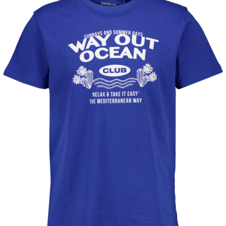 T-shirt - Blauw | Zeeman