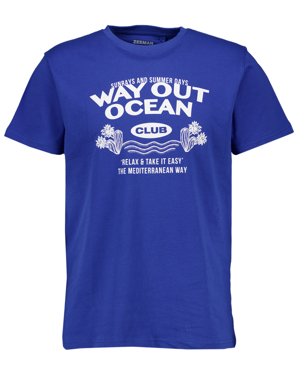 T-shirt - Blauw | Zeeman