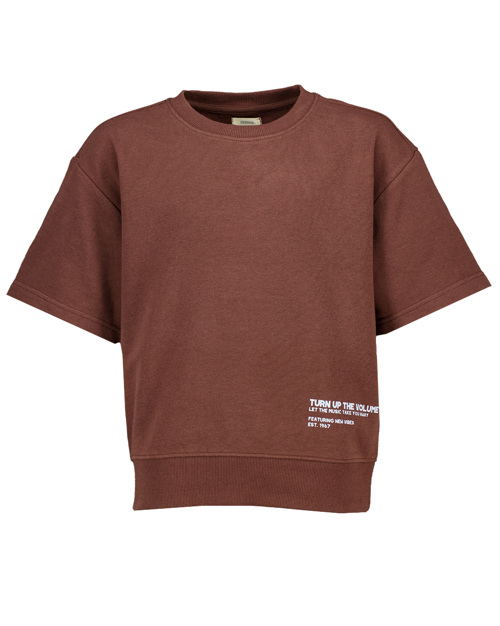 T-shirt - Bruin | Zeeman