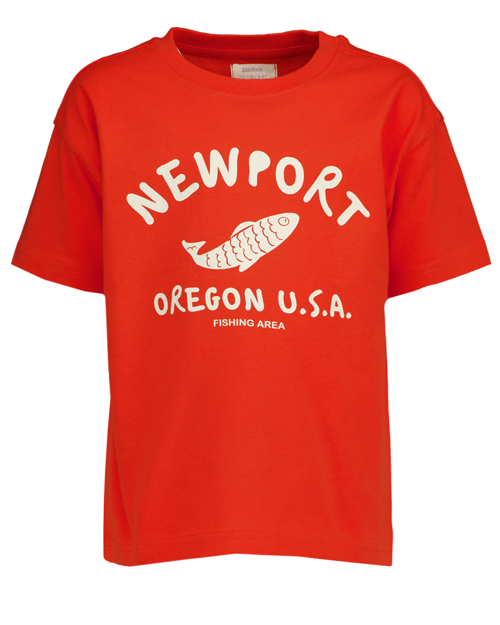 T-shirt - Oranje | Zeeman
