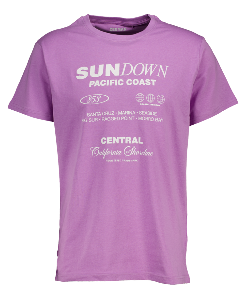 T-shirt - Paars | Zeeman