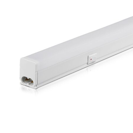 T5 LED batten 30cm met schakelaar - 4W 400 lumen (100lm/W) - 6500K daglicht wit - Koppelbaar - Vervangt 20W | V-TAC