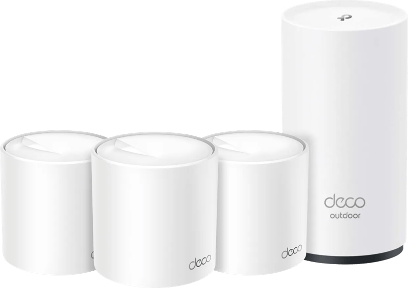 TP-Link Deco X50 3-pack + Deco X50 Outdoor