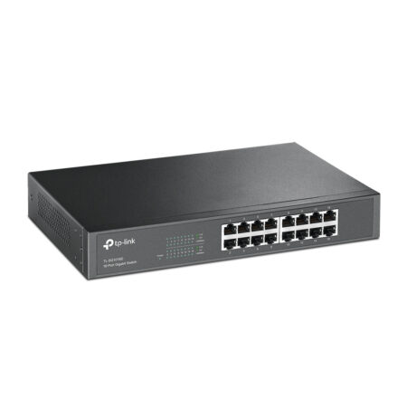 TP-Link TL-SG1016D 16-Port Gigabit Desktop/Rackmount Switch Switch Zwart | TP-Link