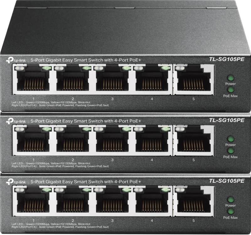 TP-Link TL-SG105PE 3-Pack