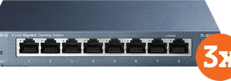 TP-Link TL-SG108 3-Pack