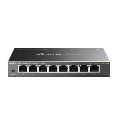 TP-Link TL-SG108E 8-Port Gigabit Easy Smart Switch Switch Zwart | TP-Link