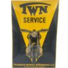 TWN Service (Triumph) Emaille Bord 60x40 cm | Triumph