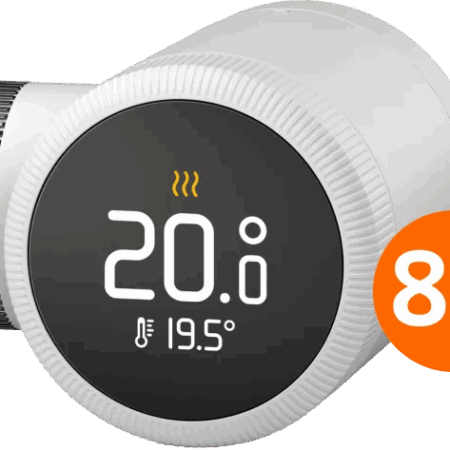 Tado Slimme Radiatorknop X 8-Pack (uitbreiding)