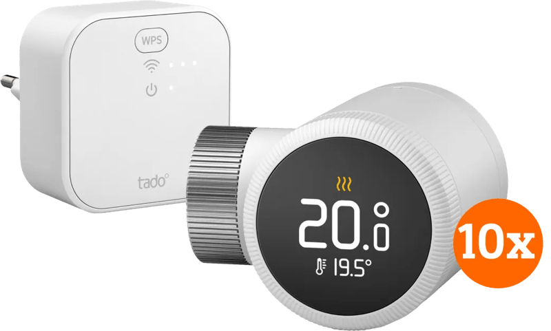 Tado Slimme Radiatorknop X - Startpakket 10-Pack