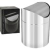 Tafelafvalbakje RVS met swingdeksel | Excellent Houseware