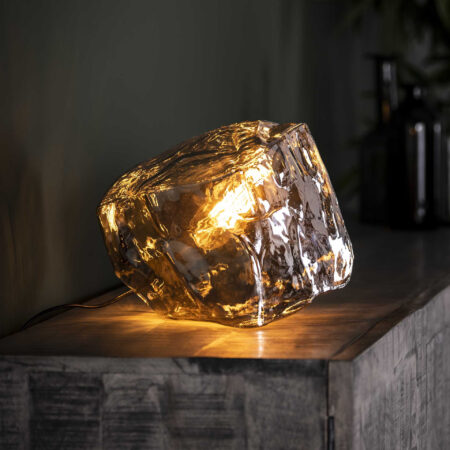 Tafellamp 'Rock' kleur Chromed | LifestyleFurn