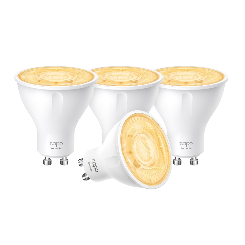 Tapo Smart Wi-Fi Spotlight Dimmable 4-Pack Smartverlichting Wit | Tapo