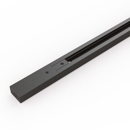 Taros - 1-fase Spanningsrail 1 meter - Zwart - 3 jaar garantie - Incl. Adapter en eindkap | HOFTRONIC