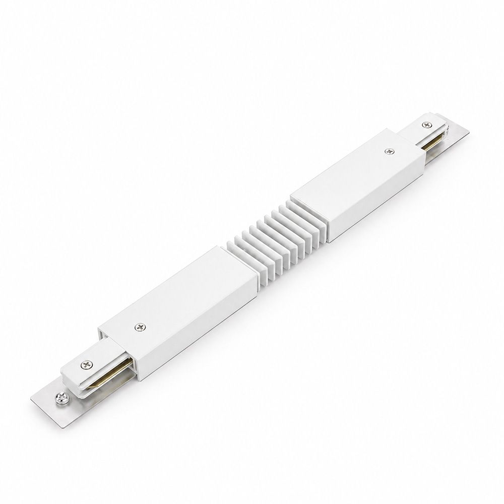 Taros - Flexibel Koppelstuk - 1-fase railverlichting - Wit - 3 jaar garantie | HOFTRONIC