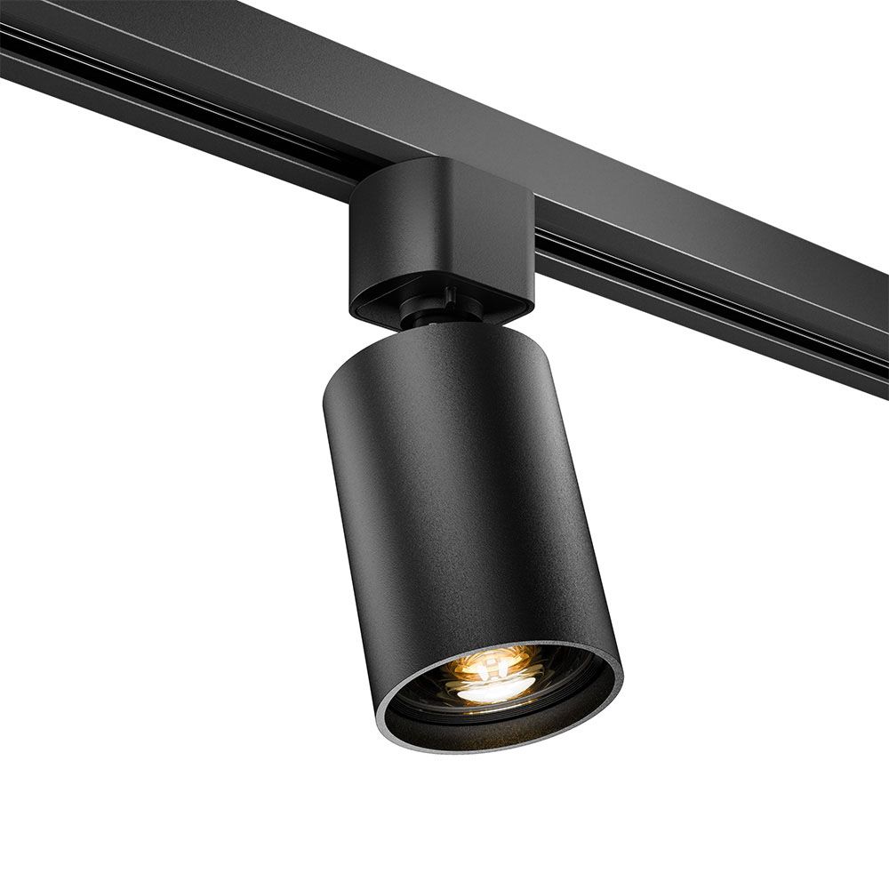 Taros - Railspot - GU10 - 1-fase - railverlichting - Zwart - 3 jaar garantie | HOFTRONIC