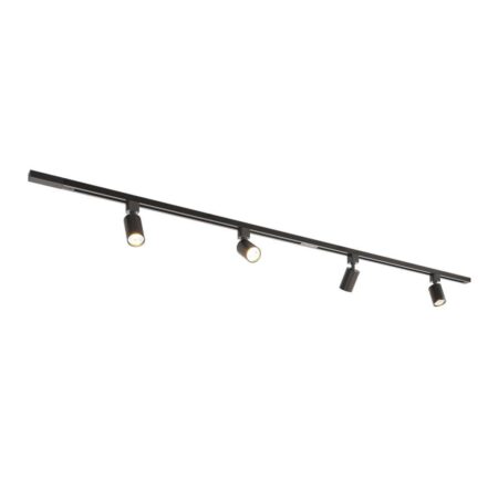 Taros Railverlichting Pakket - Recht - 2x 1 m rail - 4 railspots - Incl. 2700K GU10 - IP20 - Modulair - 230V | HOFTRONIC