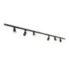 Taros Railverlichting Pakket - Recht - 2x 1 m rail - 6 railspots - Excl. Lichtbron - IP20 - Modulair - 230V | HOFTRONIC