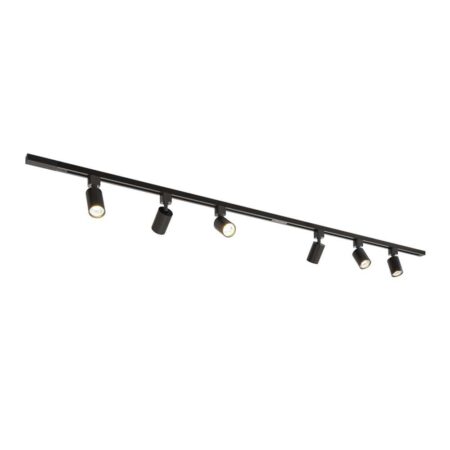 Taros Railverlichting Pakket - Recht - 2x 1 m rail - 6 railspots - Incl. 2700K GU10 - IP20 - Modulair - 230V | HOFTRONIC