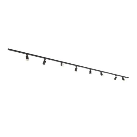 Taros Railverlichting Pakket - Recht - 4x 1 m rail - 8 railspots - Excl. Lichtbron - IP20 - Modulair - 230V | HOFTRONIC