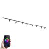 Taros Railverlichting Pakket - Recht - 4x 1 m rail - 8 railspots - Incl. RGBWW GU10 - IP20 - Modulair - 230V | HOFTRONIC