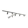 Taros Railverlichting Pakket - T-vorm - 4x 1m rail - 8 railspots - Excl. Lichtbron - IP20 - Modulair - 230V | HOFTRONIC