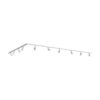 Taros Railverlichting Pakket Wit - L-vorm - 5x 1 m rail - 10 railspots - Incl. 2700K GU10 - IP20 - Modulair - 230V | HOFTRONIC