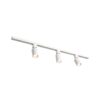 Taros Railverlichting Pakket Wit - Recht - 1 m rail - 3 railspots - Incl. 2700K GU10 - IP20 - Modulair - 230V | HOFTRONIC
