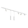 Taros Railverlichting Pakket Wit - Recht - 2x 1 m rail - 4 railspots - 2 hanglamp - Excl. Lichtbron - IP20 - Modulair - 230V | HOFTRONIC