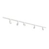 Taros Railverlichting Pakket Wit - Recht - 2x 1 m rail - 5 railspots - Excl. Lichtbron - IP20 - Modulair - 230V | HOFTRONIC