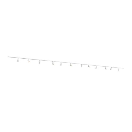 Taros Railverlichting Pakket Wit - Recht - 4x 1