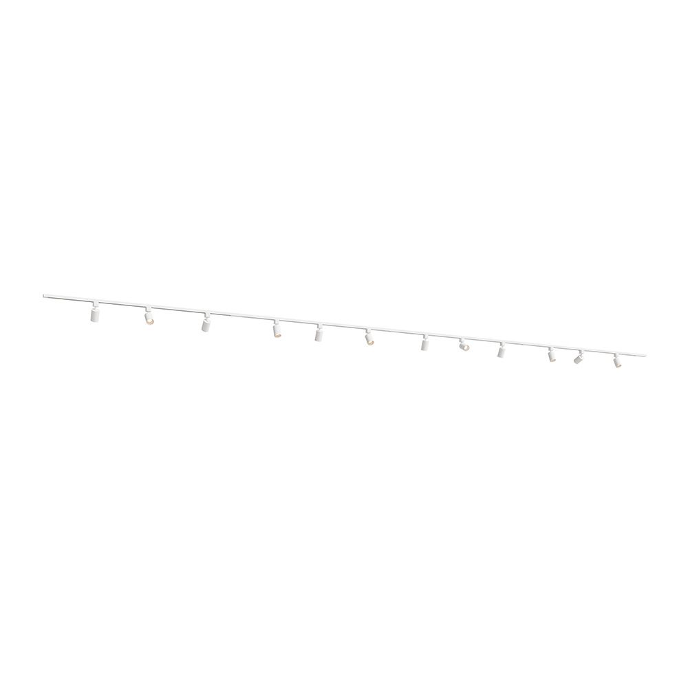 Taros Railverlichting Pakket Wit - Recht - 4x 1