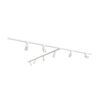 Taros Railverlichting Pakket Wit - T-vorm - 4x 1m rail - 8 railspots - Excl. Lichtbron - IP20 - Modulair - 230V | HOFTRONIC