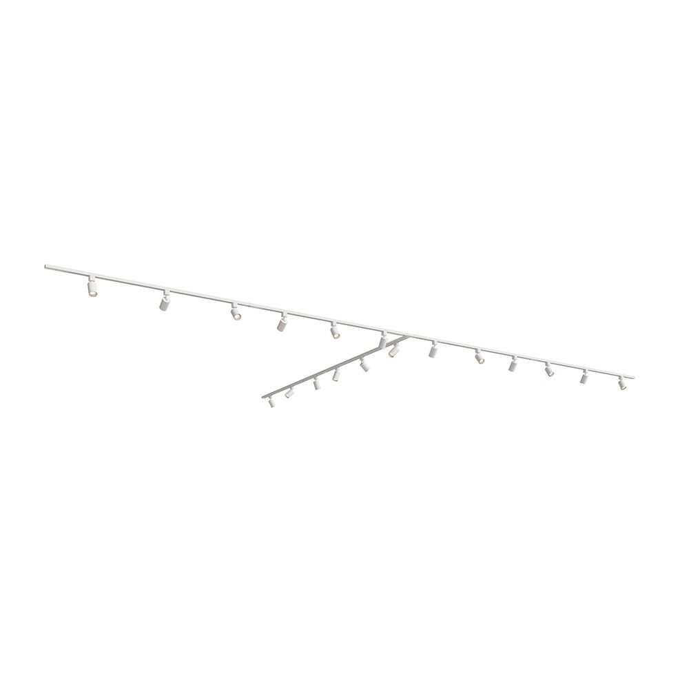 Taros Railverlichting Pakket Wit - T-vorm - 6x 1