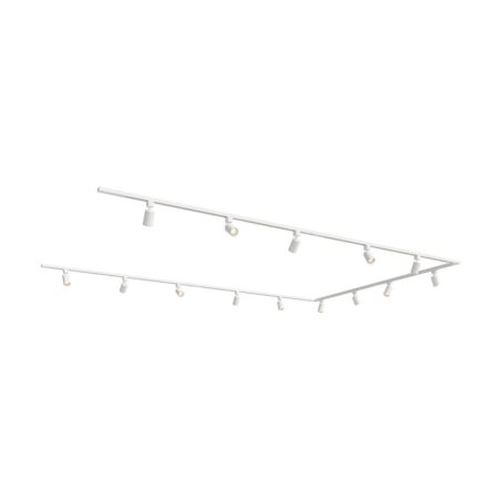 Taros Railverlichting Pakket Wit - U-vorm - 4x 1