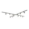 Taros Railverlichting Pakket - X-vorm - 4x 1