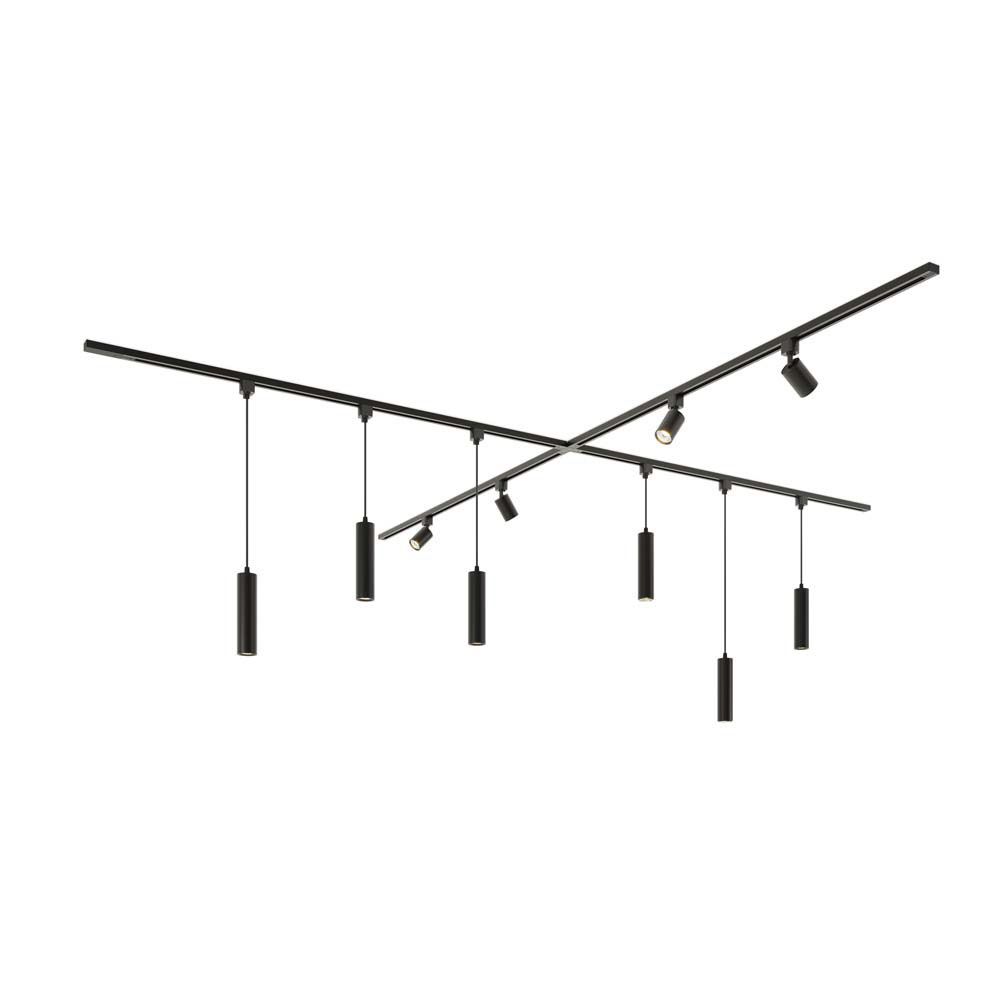 Taros Railverlichting Pakket - X-vorm - 4x 1