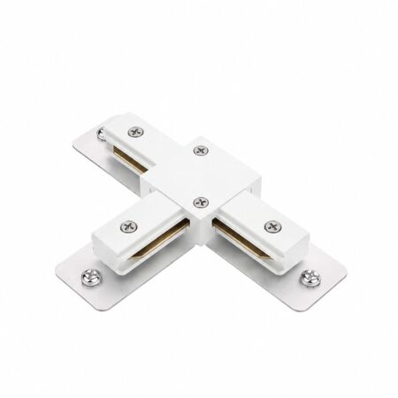 Taros - T-vorm Koppelstuk - 1-fase railverlichting - Wit - 3 jaar garantie | HOFTRONIC