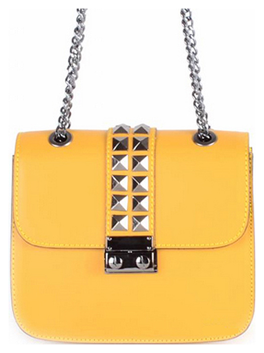Tas Studs Geel | Fashionize