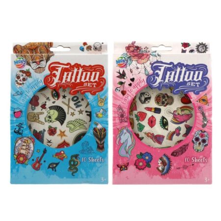 Tattoo Set 10 Sheets 22x15 Cm |