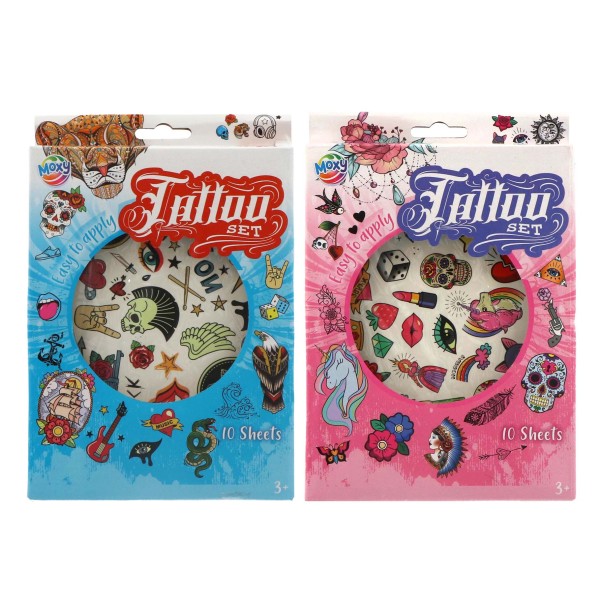 Tattoo Set 10 Sheets 22x15 Cm |