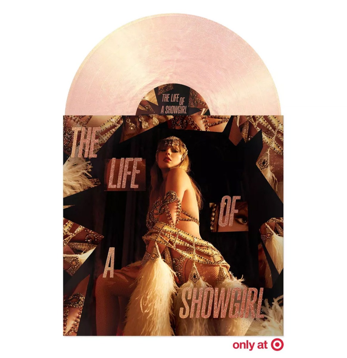 Taylor Swift - The Life Of A Showgirl (Summertime Spritz Roze Shimmer Vinyl) (Target Exclusief) (LP) | Fiftiesstore