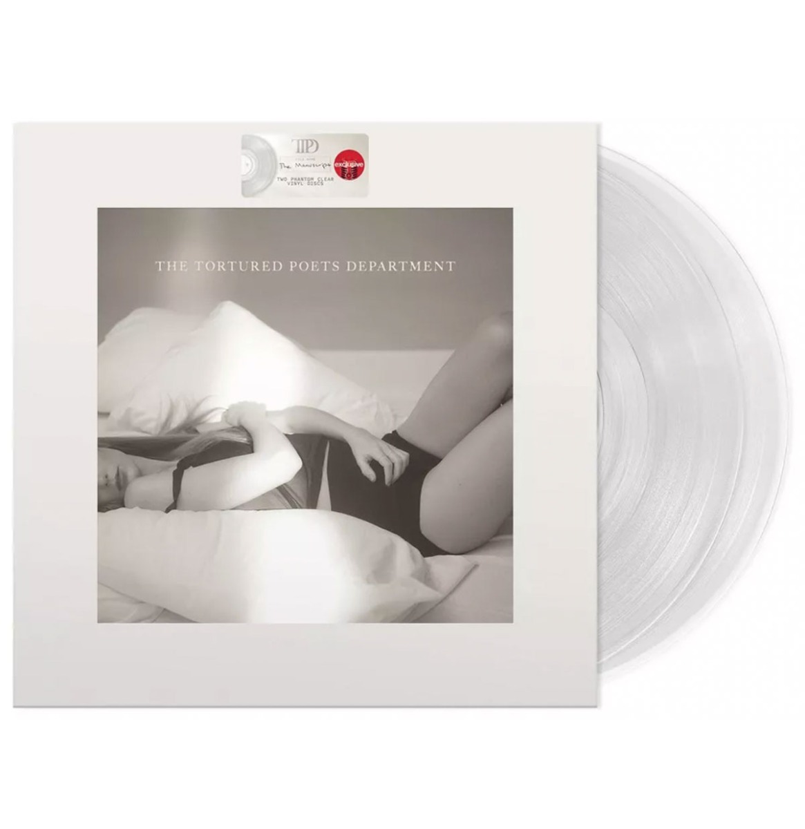 Taylor Swift - The Tortured Poets Department (Phantom Clear Vinyl) (Target Exclusief) 2 (LP) | Fiftiesstore
