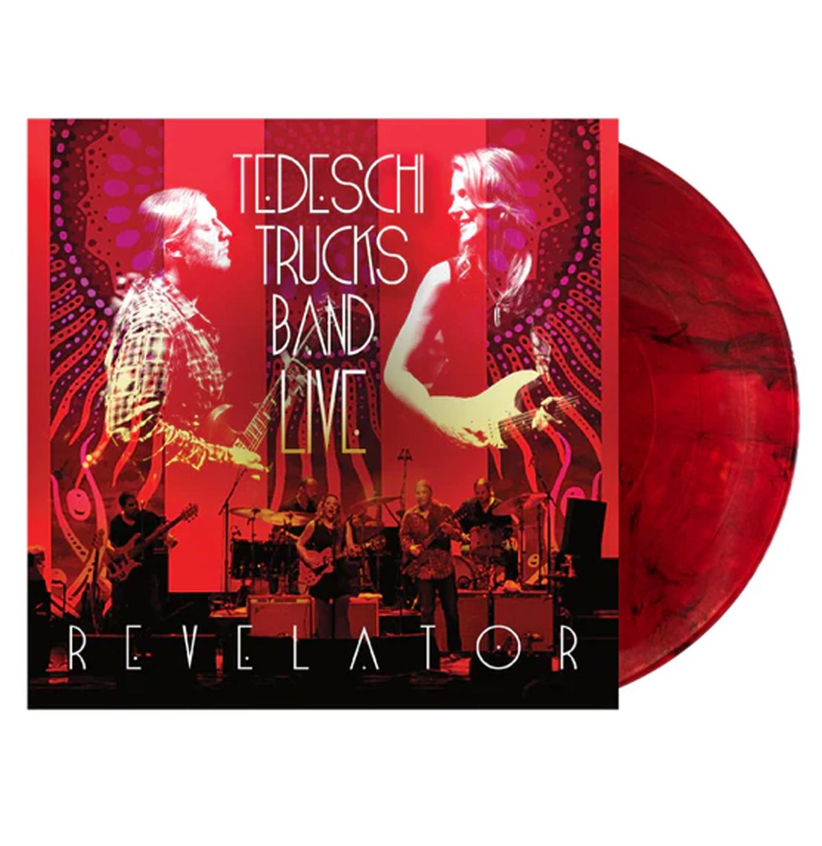 Tedeschi Trucks Band - Live Revelator (Vuur Orane Met Zwarte Swirl Vinyl) (LP) | Fiftiesstore