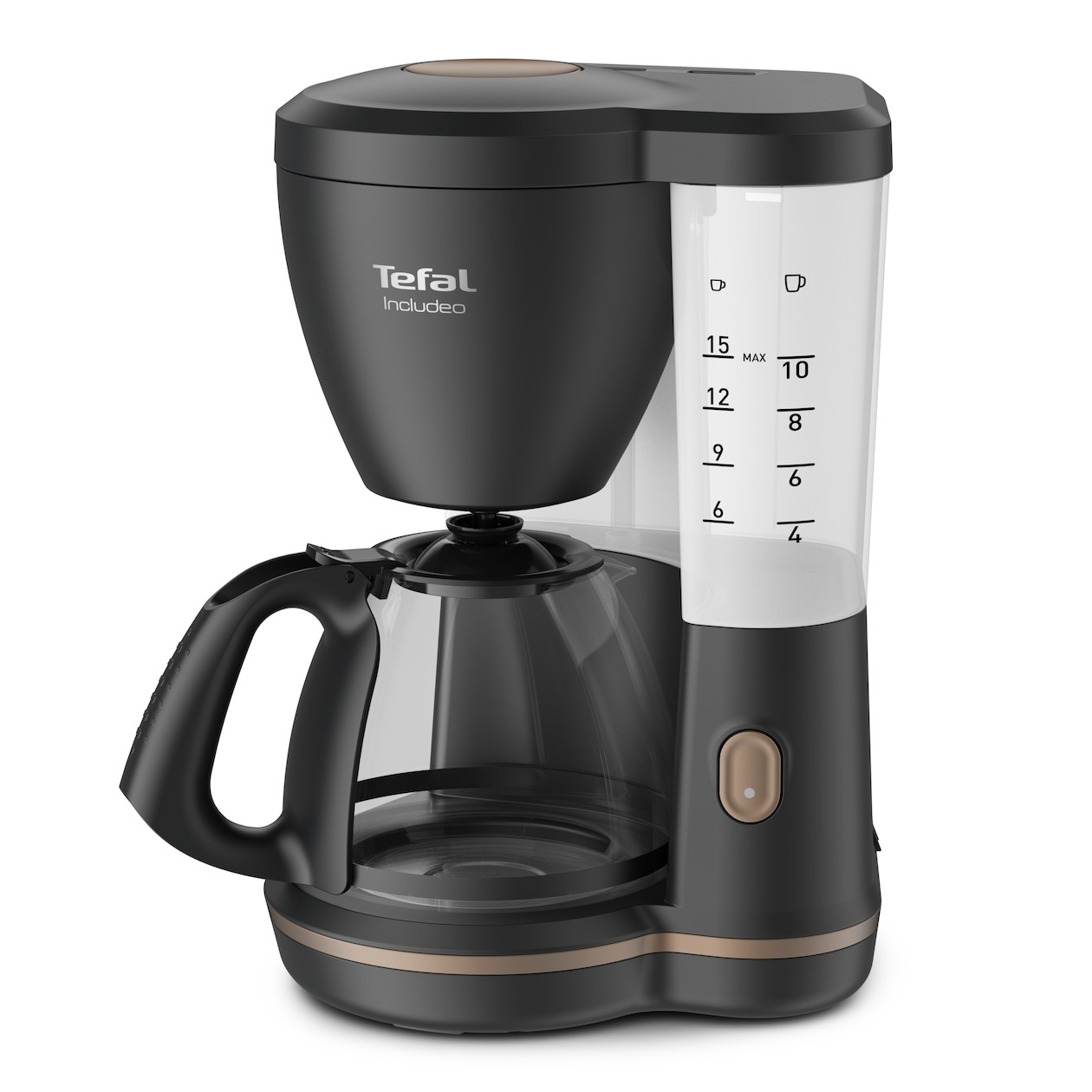 Tefal CM5338 Koffiefilter apparaat Zwart | Tefal