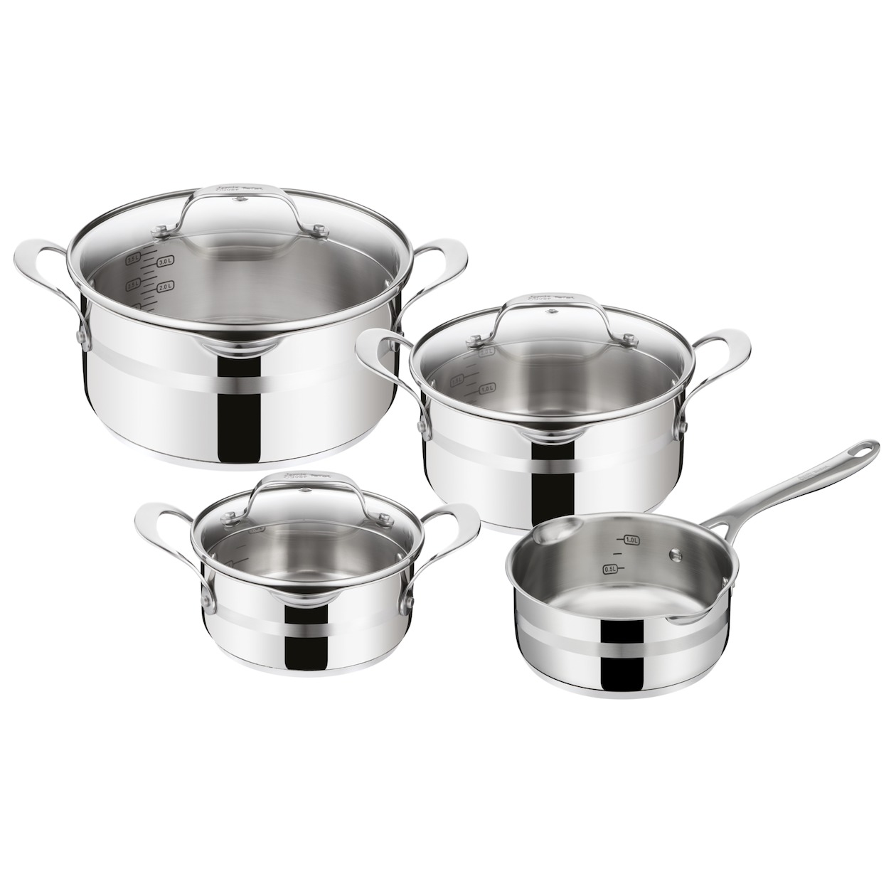 Tefal E311S7 Kookset Cook Smart 4-delig Jamie Oliver Pan | Tefal