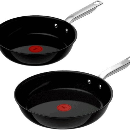 Tefal Experience Ceram Fusion Core inductie koekenpannenset 2-delig